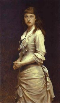 伊凡 尼古拉耶維奇 尅拉姆斯柯依 Portrait of Sophia Kramskaya the Artist's Daughter
